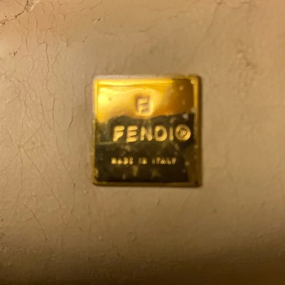 AUTHENTIC Fendi black and brown INFINITY ZUCCA BAG/Pouch measures 6x4 - Picture 7 of 11